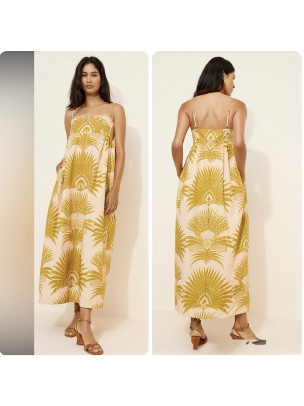 Anthropologie Waistless Maxi Dress Size XS